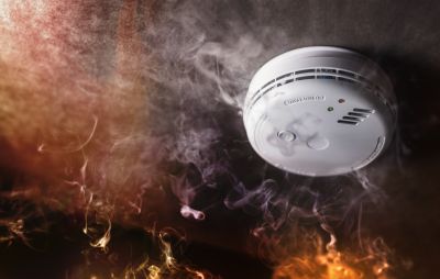Smoke Detector on Ceiling